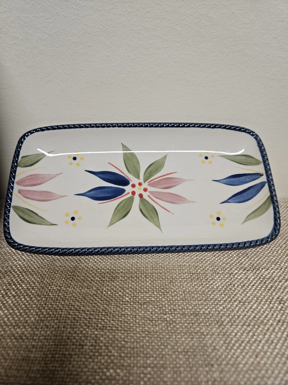 Temptations‎ Ceramic Butter Dish From The Old World Collection
